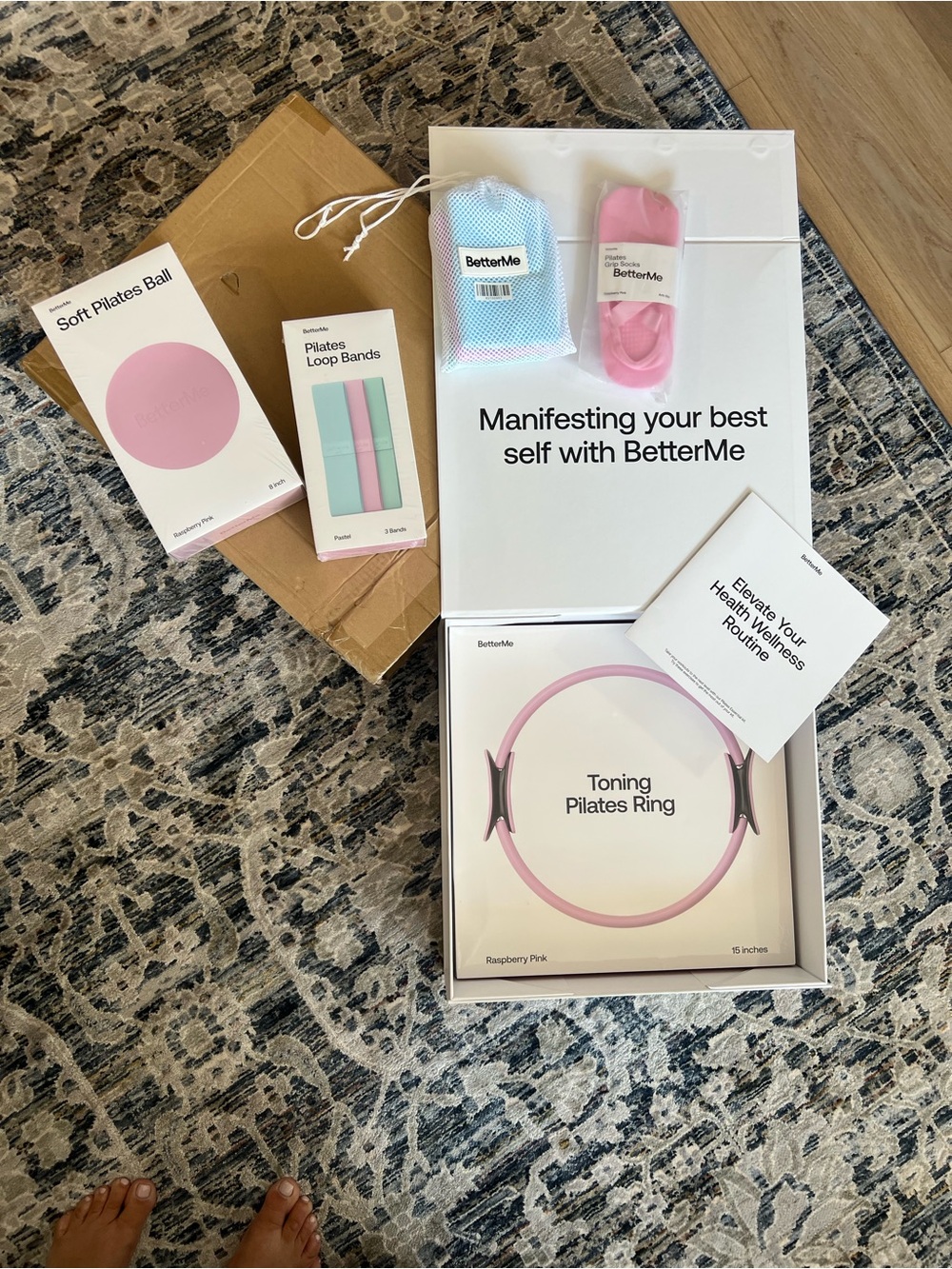 BetterMe Pilates essential kit - Rasberry NIB SEALED - Picture 2 of 8